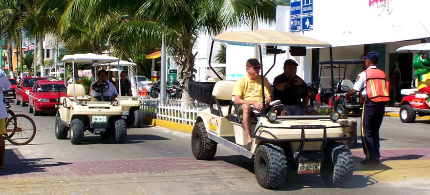 Transportation within Isla Mujeres